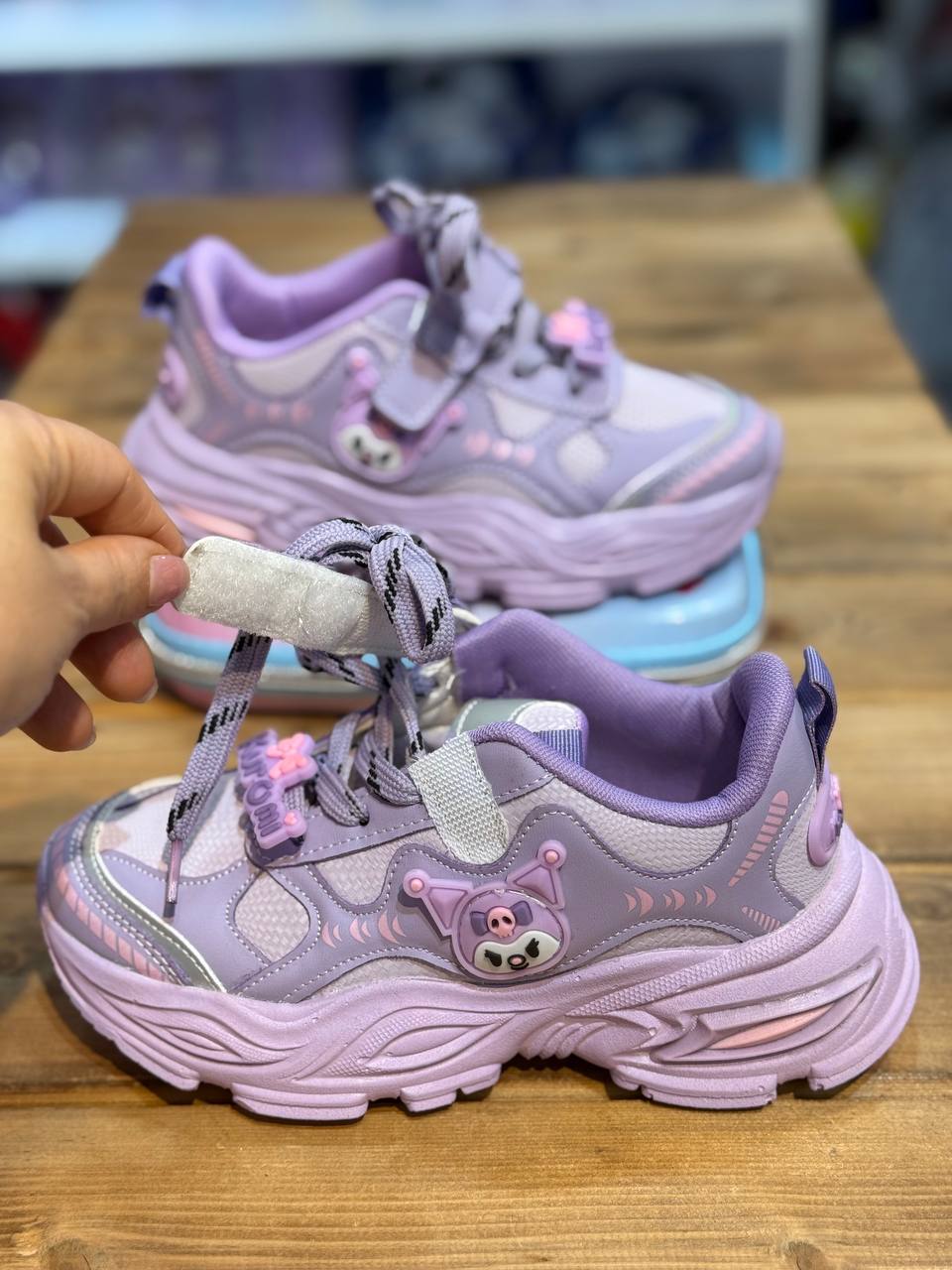 IMG_20251010_210113_694 کتونی بچگانه کرومی بنددار - Image 5