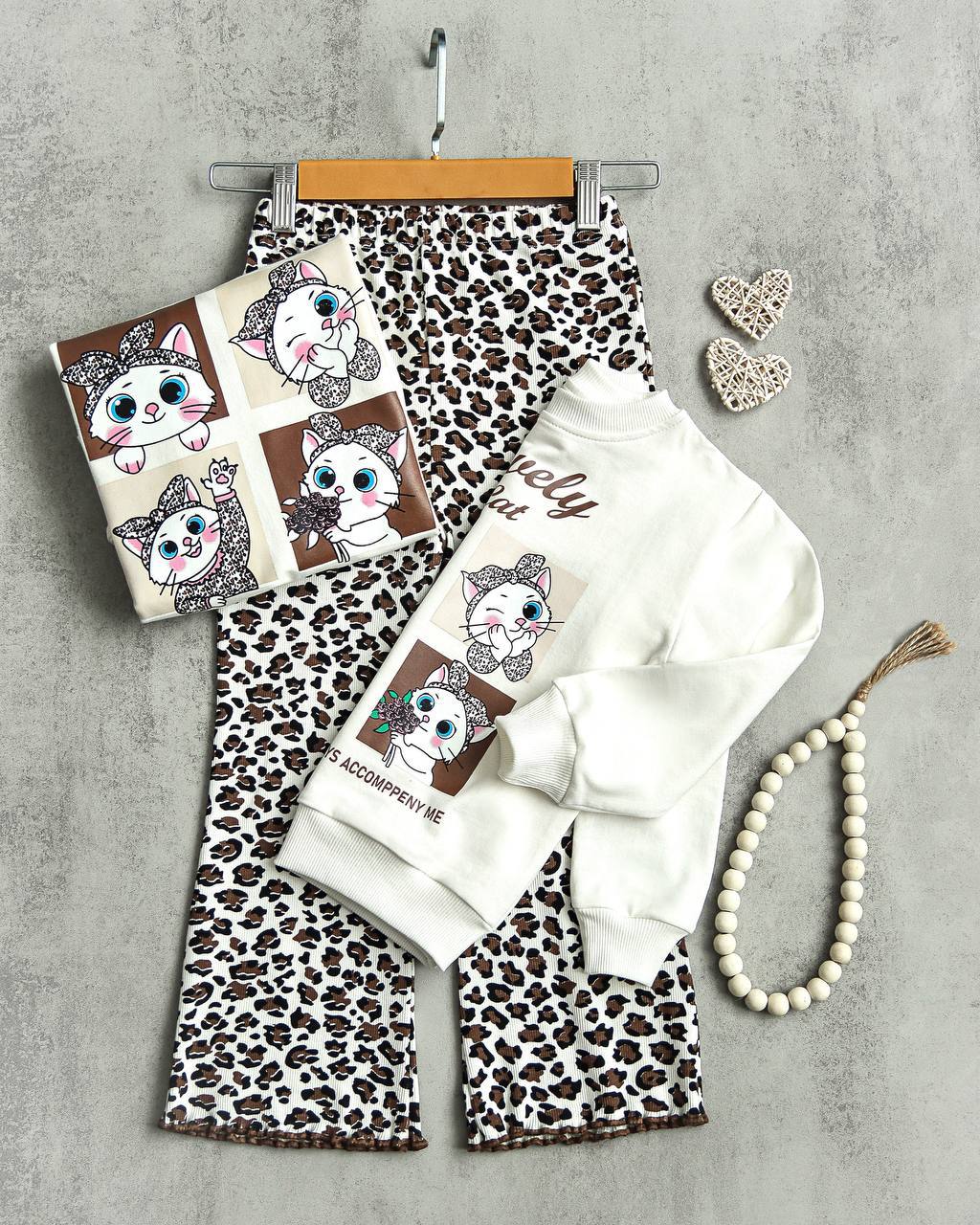 IMG_20251020_201419_962 بلوز شلوار بچگانه پلنگی - Image 2