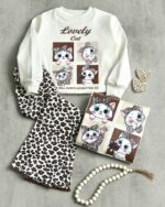 بلوز شلوار بچگانه پلنگی