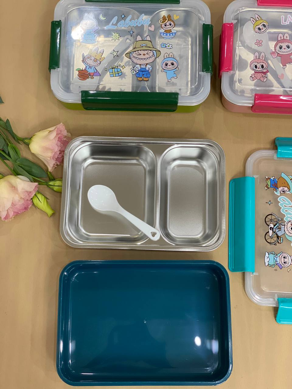IMG_20251030_214312_195 ظرف غذا لبوبو دو قسمته - Image 2