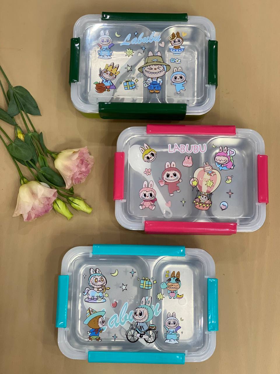 IMG_20251030_214312_335 ظرف غذا لبوبو دو قسمته - Image 1