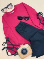 دورس شلوار پاپیون مشکی