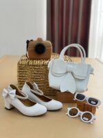 کفش بچگانه پاشنه نقره ای - Image 2